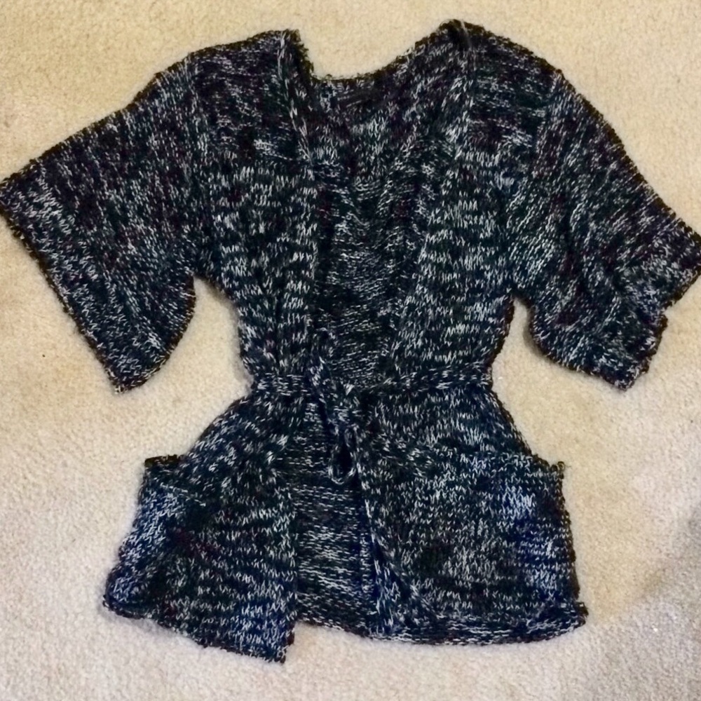 🔥BCBGMaxAzria kimono sleeve open knit cardigan